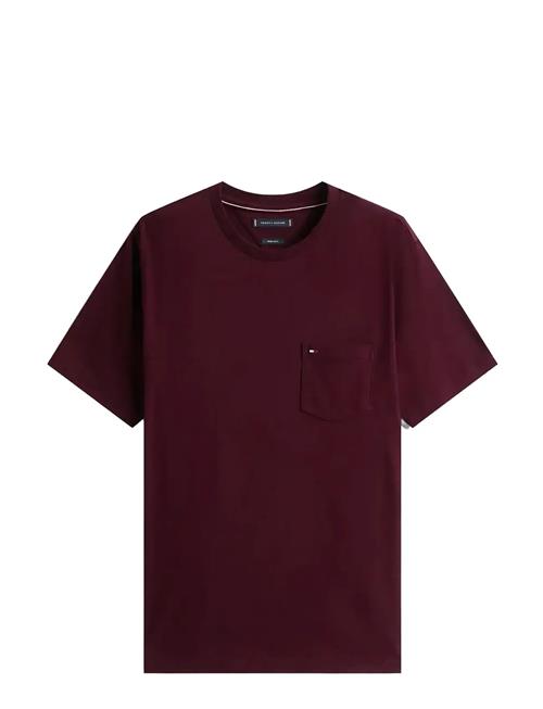 Essential Solid Pocket Tee Tommy Hilfiger Burgundy