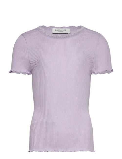 Rkbalta Ss Regular Lace T-Shirt Rosemunde Kids Purple
