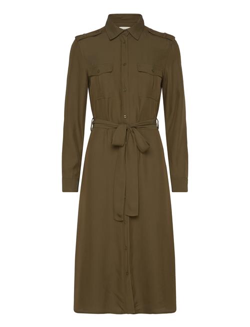 Reg Pocket Shirt Dress GANT Khaki