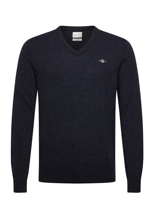 Extrafine Lambswool V-Neck GANT Navy
