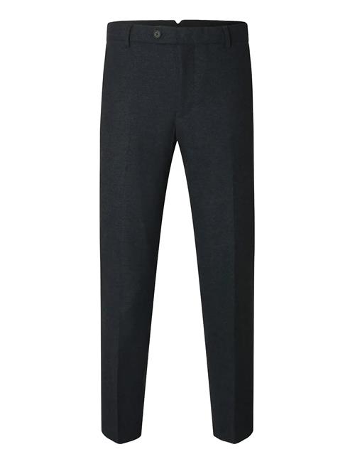 Slhslim-Reed Wool Trs Noos Selected Navy