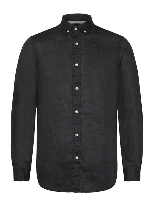 Core - Linen Shirt Ls Button-Down Scotch & Soda Black