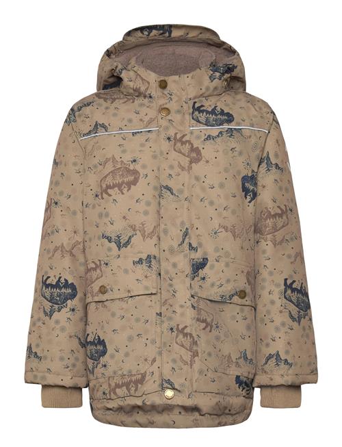 Polyester Boys Jacket - Aop Mikk-line Khaki
