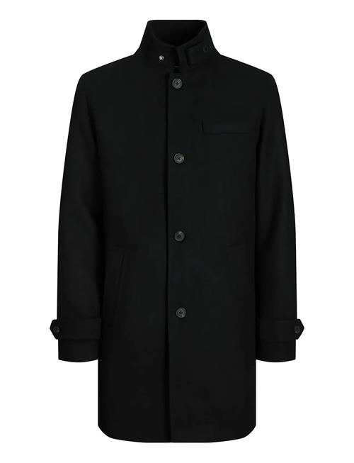 Jack & Jones Jjemelton Wool Blend Coat Sn Jack & J S Black