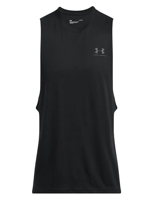 Ua Left Chest Cut Off Tank Under Armour Black