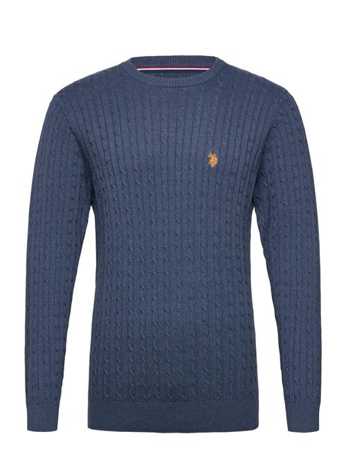 Mads Reg Cot Uspa M Knit U.S. Polo Assn. Blue
