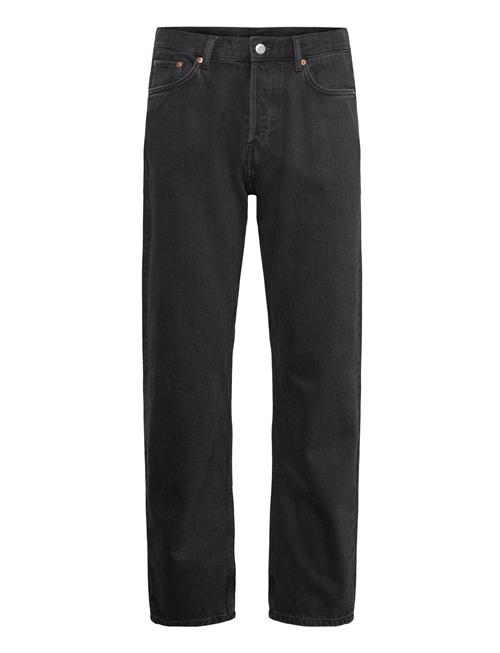 Space Relaxed Straight Leg Jeans Weekday Black