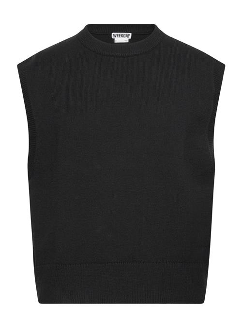 Knitted Vest Weekday Black