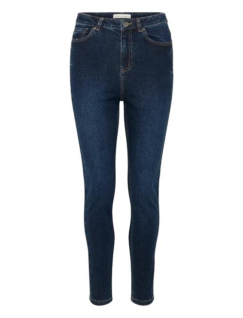 Kawillow Hw Slim Fit Jeans Kaffe Navy