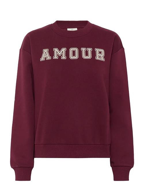 Kaelenora Sweatshirt Kaffe Burgundy