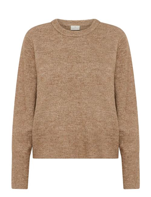 Kaniel Crew Neck Pullover Kaffe Beige