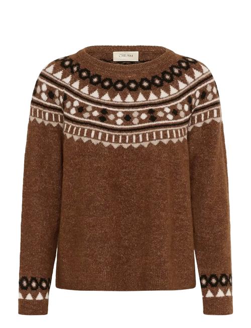 Crcherrie Pullover Cream Brown