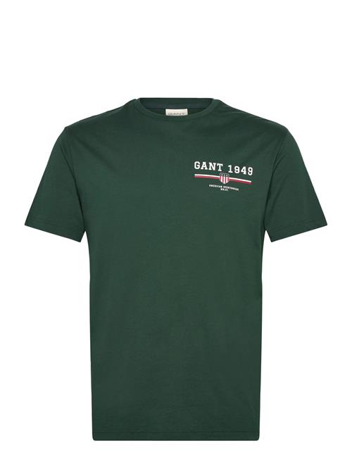 Graphic Ss T-Shirt GANT Green