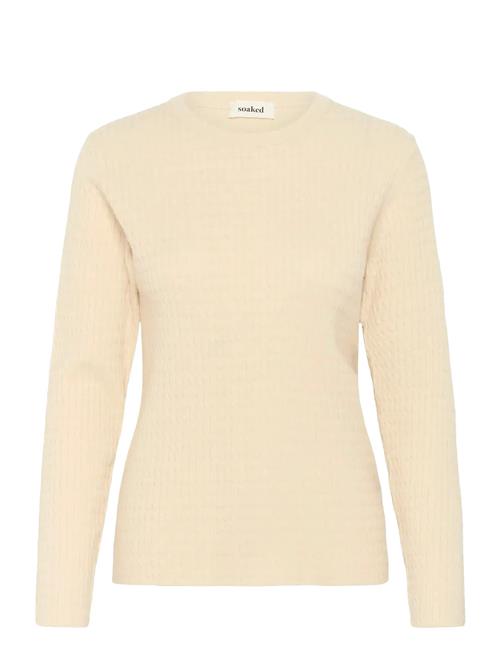 Slspina Cable Pullover Soaked In Luxury Cream