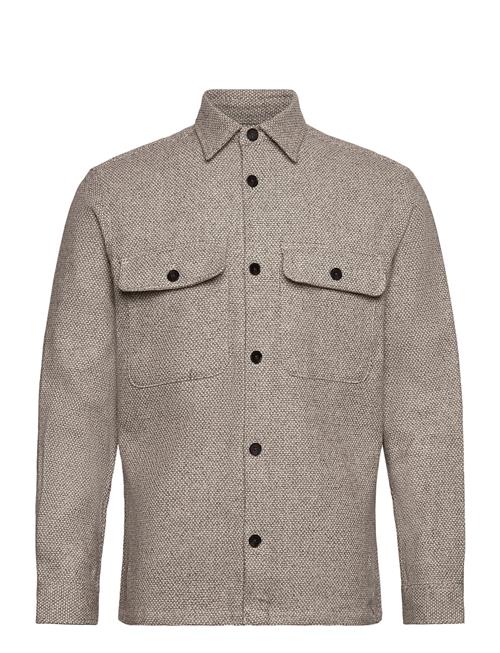 Jack & Jones Jprrayle Melange Solid L/S Overshirt Sn Jack & J S Beige