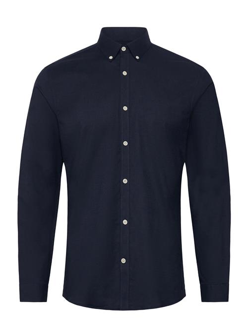 Yarn Dyed Oxford Superflex Shirt L/Yarn Dyed Oxford Superflex Shirt L/S Lindbergh Navy