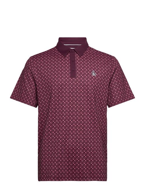 Pete's Check Print Polo Original Penguin Golf Green