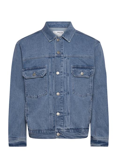 Slhjeremy Reg 301 Lb Denim Jacket Ex Selected Blue