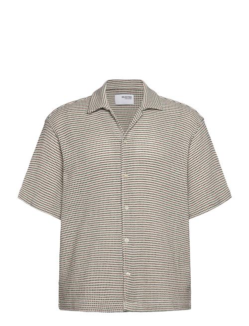 Slhrlxike Mix Ss Shirt Resort Selected Patterned