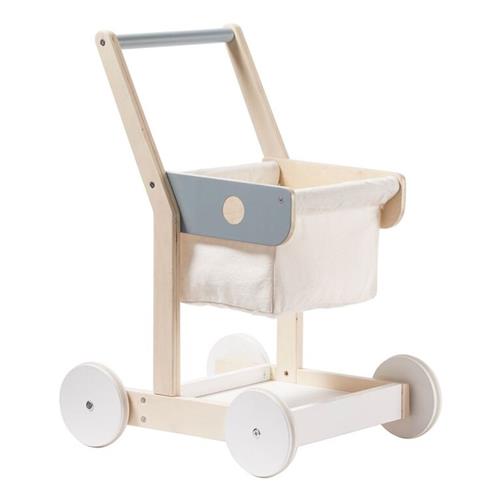 Kid's Concept Shopping Cart Stroller Wood     Unisex