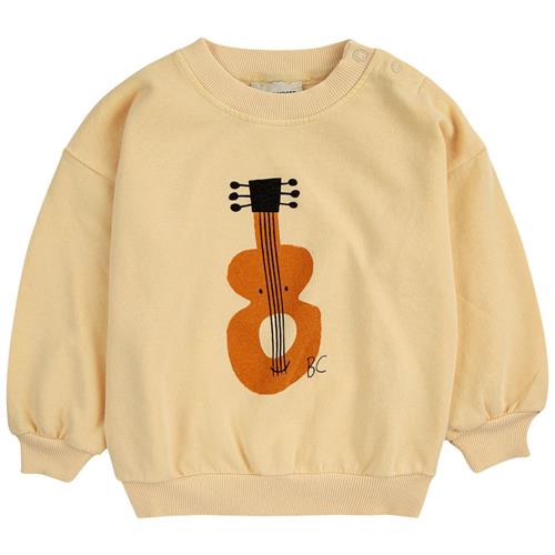 Bobo Choses Acoustic Guitar Baby Sweatshirt Gul 12 Months  Gul  12 måneder  unisex