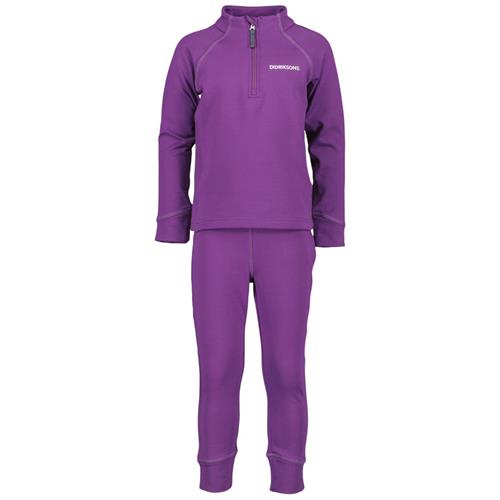 Didriksons Jadis Baselayer Sæt Royal Purple 110 cm  Lilla  110 cm  unisex