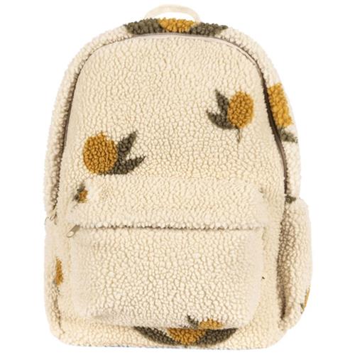 Konges Sløjd GOTS Jody Teddy Rygsæk Mon Grand Citron Sage One Size      unisex