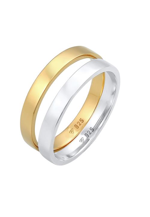 ELLI Ring 'Bi Color'  guld / sølv