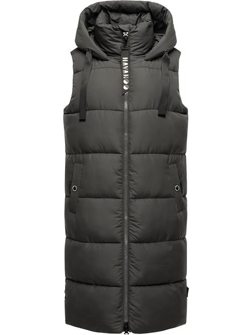 Se NAVAHOO Vest 'Schnuffelchen'  mørkegrå / sort / hvid ved About You