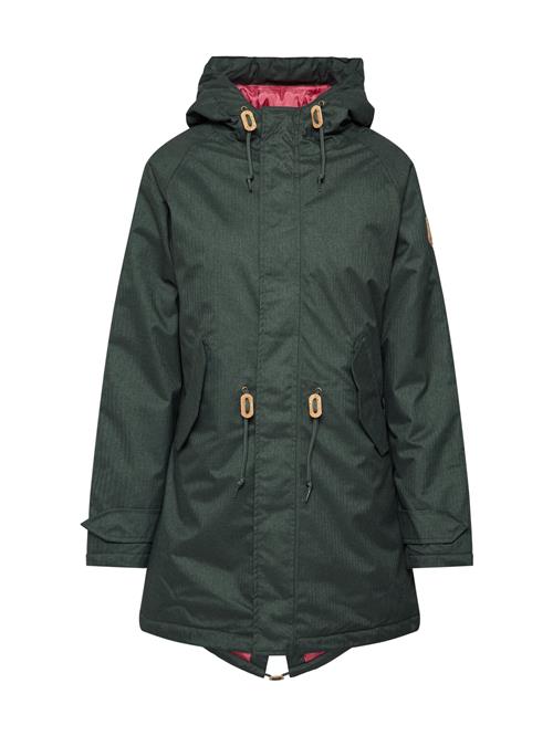 Derbe Vinterjakke  oliven / pink