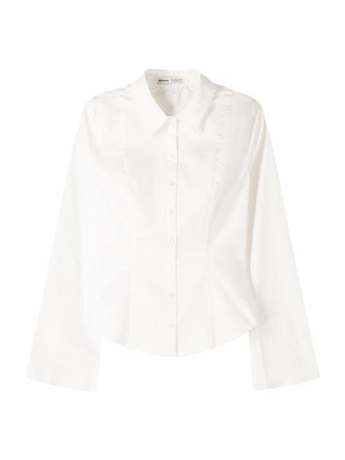 Bershka Bluse  hvid
