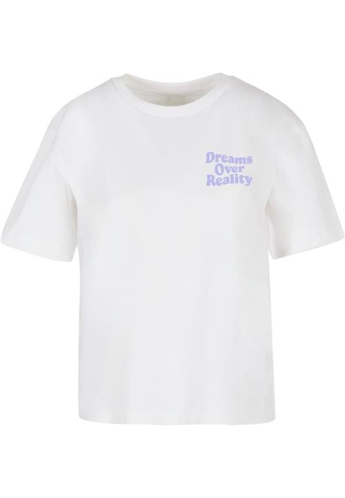 Mister Tee Shirts 'Dreams Over Reality'  indigo / hvid