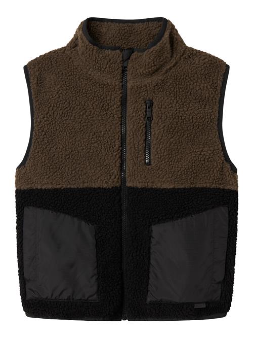 NAME IT Teddy Vest Mall Black