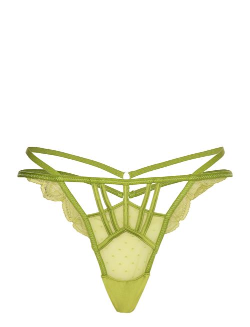Se Illie High Leg Tanga String Hunkemöller Green ved Booztlet