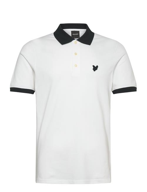 Tonal Ringer Polo Shirt Lyle & Scott White