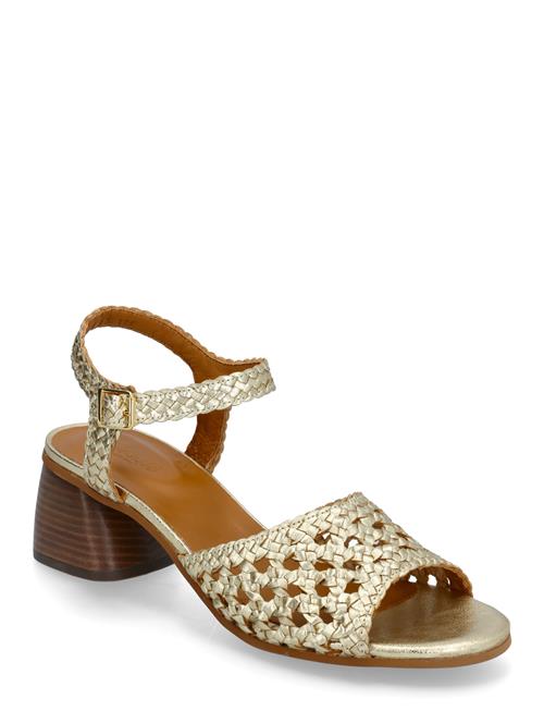 Sandals - Block Heels ANGULUS Gold