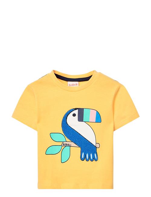 Se Knit T-Shirt Boboli Yellow ved Booztlet