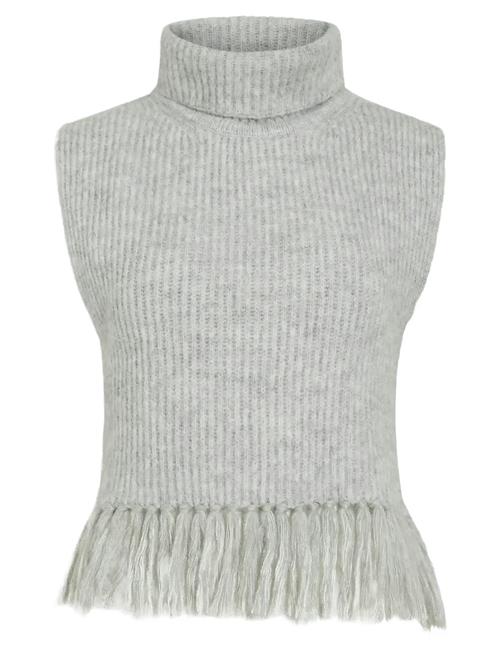 Se Vizariah High Neck Poncho/Ka Vila Grey ved Booztlet