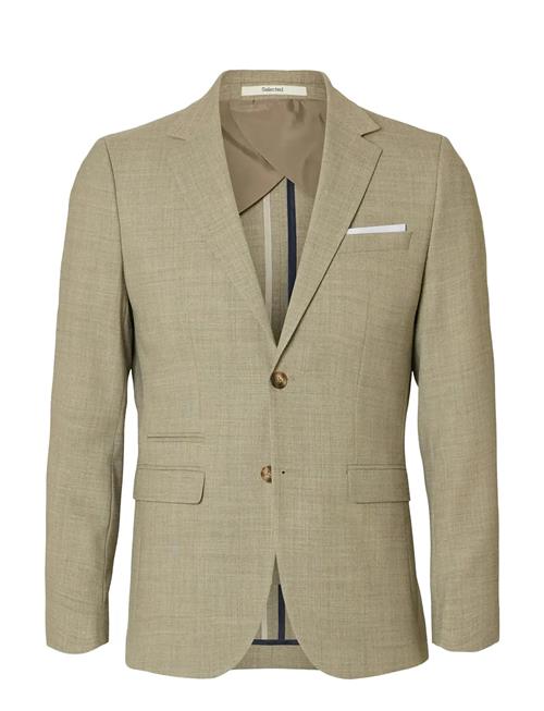Slhslim-Oasis Linen Blz Noos Selected Beige