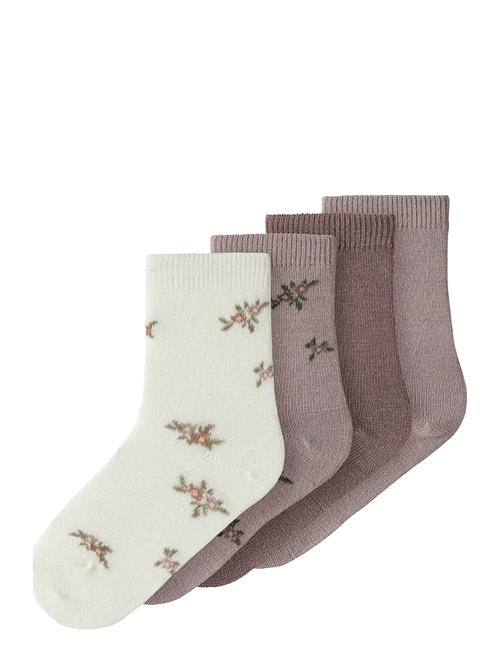 Nmfwak Wo/Bl 4P Sock Name It Cream