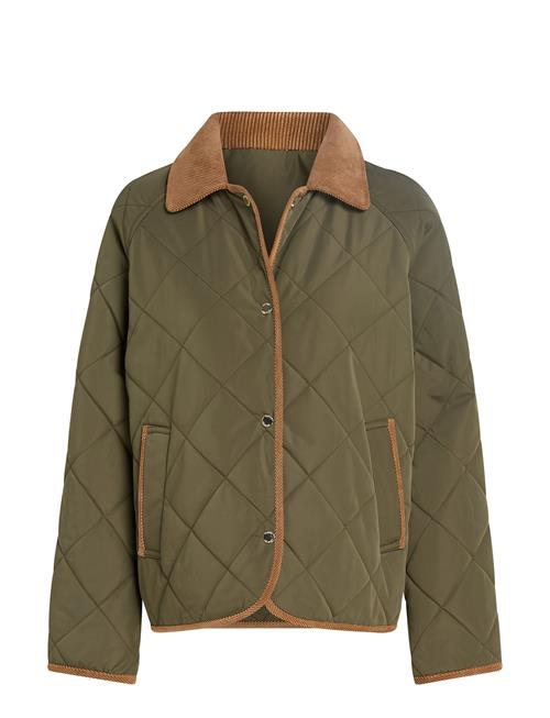 Se Quilted Reversible Jacket Tommy Hilfiger Khaki ved Booztlet