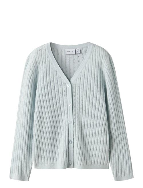 Nmfkind Ls Knit Card Name It Blue