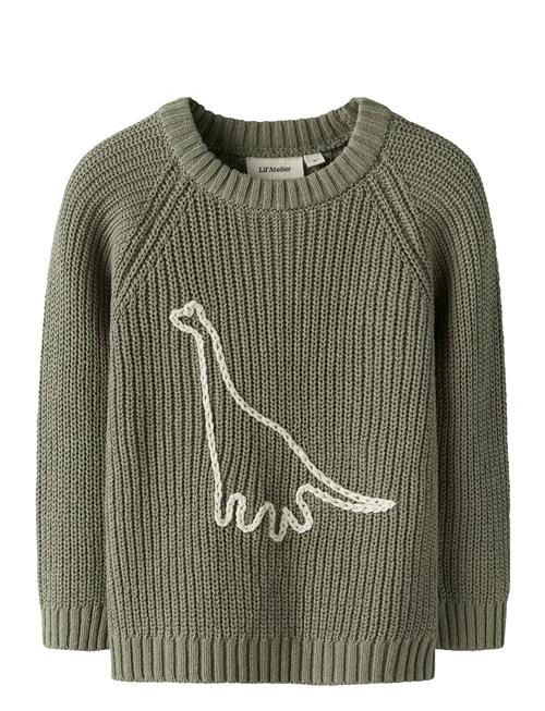 Nmmemlen Emb Knit Lil Lil'Atelier Green