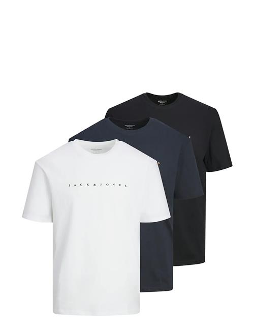Jack & Jones Jjestar Jj Tee Ss Noos 3Pk Mp Jnr Jack & J S Black