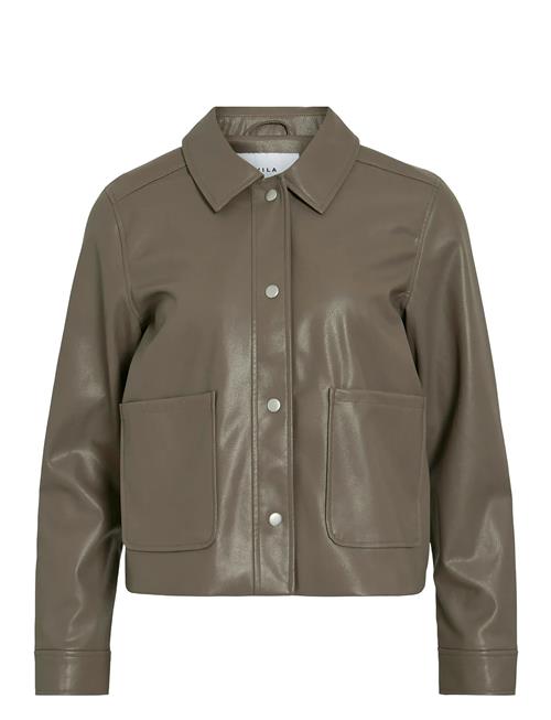 Vihellium Short Jacket - Noos Vila Brown