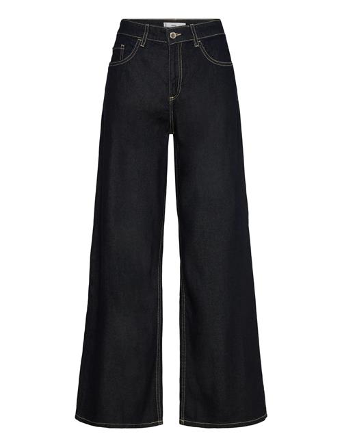 Low Waist Wide Leg Jeans Mango Navy