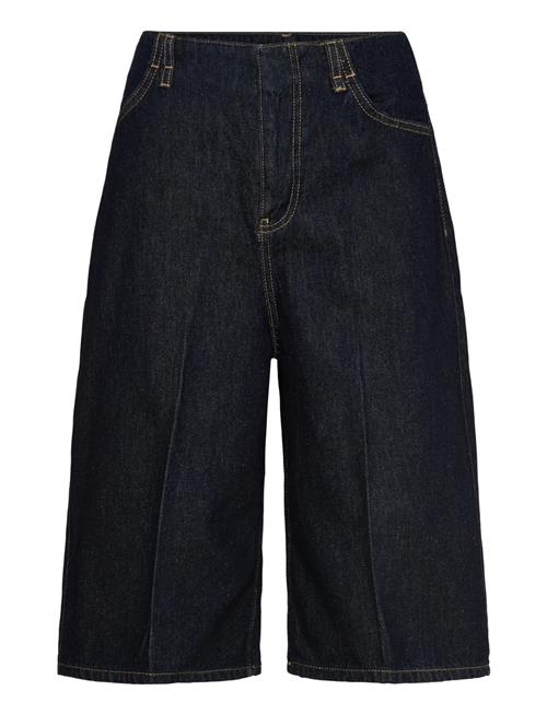 Mid-Rise Denim Bermuda Jorts Mango Navy