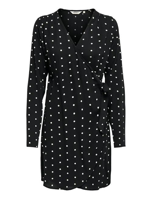 Onlkeshav L/S V-Neck Wrap Dress Wvn ONLY Black