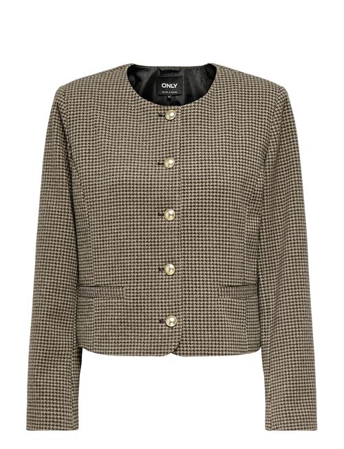 Onlmaggie Check Jacket Otw ONLY Brown