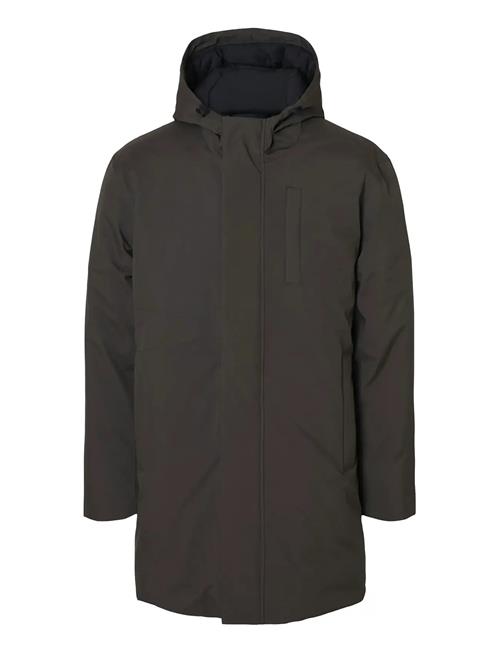 Slhfranklin Urban Tech Parka Noos Selected Brown
